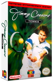 Jimmy Connors Tennis - Box - 3D Image