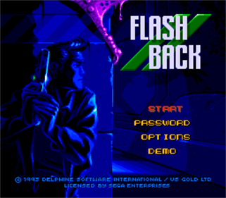 Flashback: The Quest for Identity - Screenshot - Game Title Image