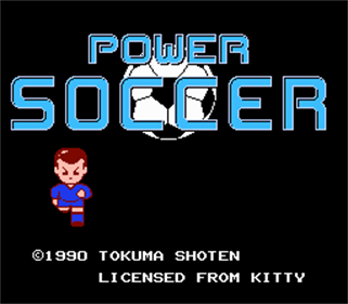 Power Soccer - Screenshot - Game Title Image