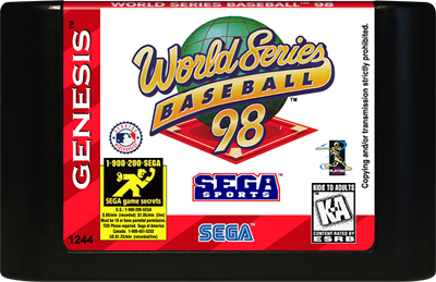 World Series Baseball 98 - Cart - Front Image