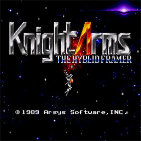 Knight Arms: The Hyblid Framer - Screenshot - Game Title Image