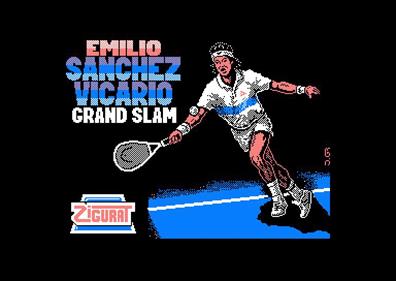 Emilio Sanchez Vicario: Grand Slam - Screenshot - Game Title Image