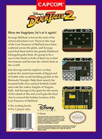 DuckTales 2 - Box - Back Image