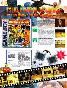 Fighting Simulator 2-in-1: Flying Warriors - Advertisement Flyer - Front Image