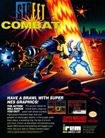 Street Combat - Advertisement Flyer - Front Image