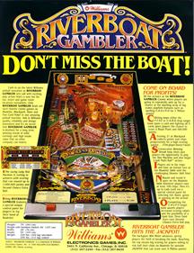 Riverboat Gambler - Advertisement Flyer - Back Image