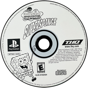 SpongeBob SquarePants: SuperSponge - Disc Image