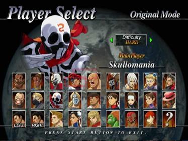 Street Fighter EX3 - Screenshot - Game Select Image