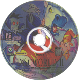 Discworld II: Mortality Bytes!  - Disc Image