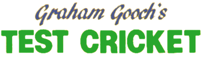 Graham Gooch's Test Cricket - Clear Logo Image