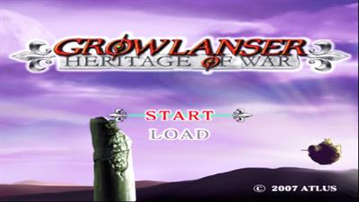 Growlanser: Heritage of War - Screenshot - Game Title Image