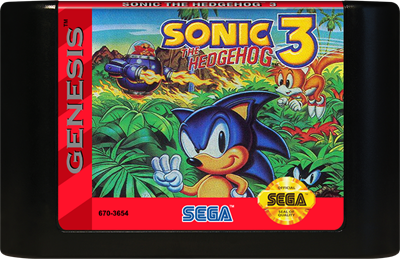 Sonic the Hedgehog 3 - Cart - Front Image
