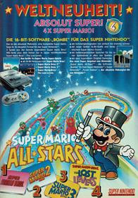 Super Mario All-Stars - Advertisement Flyer - Front Image