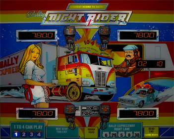 Night Rider - Arcade - Marquee Image