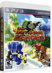3D Dot Game Heroes - Box - 3D Image