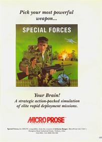 Special Forces - Advertisement Flyer - Front Image