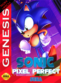 Sonic Pixel Perfect - Fanart - Box - Front Image