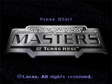 Star Wars: Masters of Teräs Käsi - Screenshot - Game Title Image