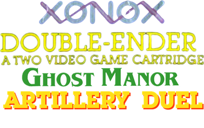 Xonox Double Ender: Artillery Duel and Ghost Manor - Clear Logo Image