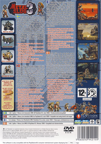 Metal Slug 3 - Box - Back Image