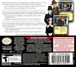 Agatha Christie: The ABC Murders - Box - Back Image