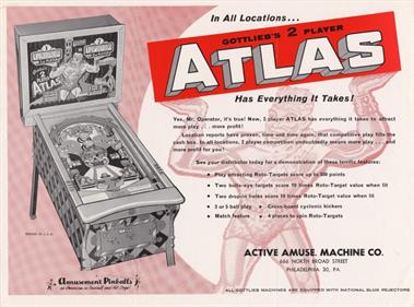 Atlas - Advertisement Flyer - Front Image