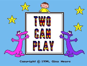 Two Can Play - Screenshot - Game Title Image