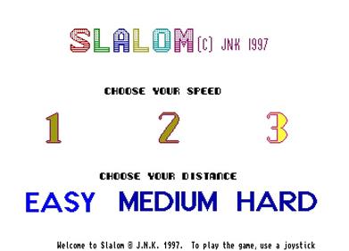 Slalom - Screenshot - Game Title Image