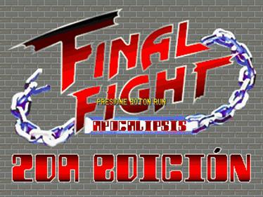 Final Fight Apocalypse: 2nd Edition [Remix Edition] - Screenshot - Game Title Image