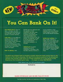 Big Bucks: Trivia Quest - Advertisement Flyer - Back Image