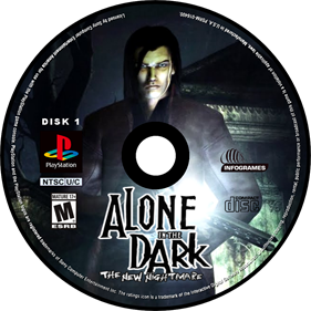 Alone in the Dark: The New Nightmare - Fanart - Disc Image