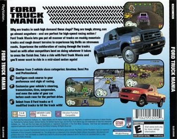 Ford Truck Mania - Box - Back Image