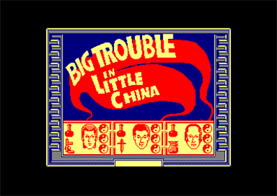 Big Trouble in Little China - Screenshot - Game Title Image