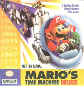 Mario's Time Machine Deluxe - Box - Front Image