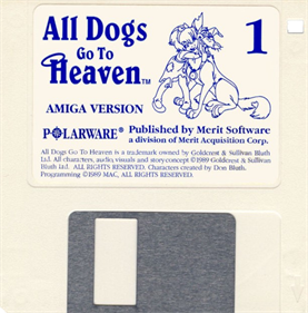 All Dogs Go to Heaven - Disc Image