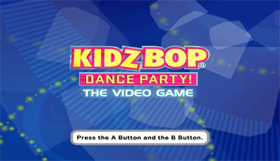 Kidz Bop Dance Party! - Screenshot - Game Title Image