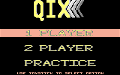 Qix - Screenshot - Game Select Image