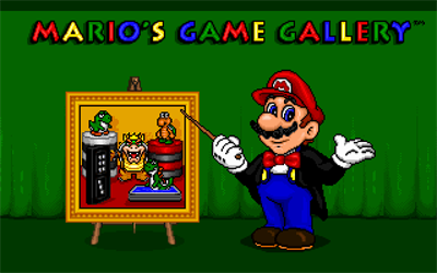 Mario's Game Gallery - Screenshot - Game Title Image