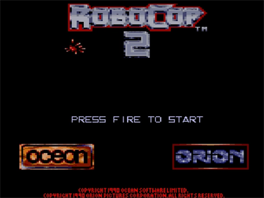 Robocop 2 - Screenshot - Game Title Image