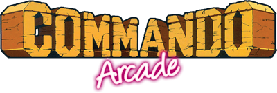 Commando Arcade - Clear Logo Image
