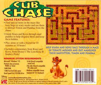 Disney's Hot Shots: Cub Chase - Box - Back Image