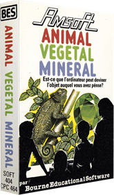Animal Vegetable Mineral - Box - 3D Image