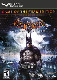 Batman: Arkham Asylum Game of the Year Edition - Fanart - Box - Front Image