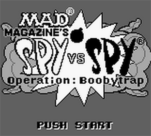 Spy vs Spy: Operation Boobytrap - Screenshot - Game Title Image