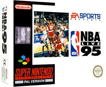 NBA Live 95 - Box - 3D Image