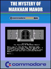 The Mystery of Markham Manor - Fanart - Box - Front Image