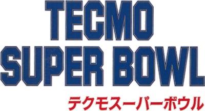 Tecmo Super Bowl - Clear Logo Image