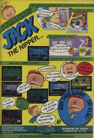 Jack the Nipper - Advertisement Flyer - Front Image