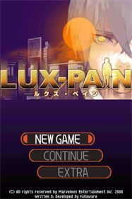Lux-Pain - Screenshot - Game Title Image