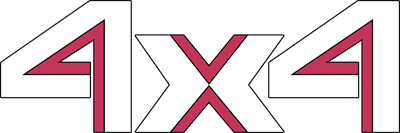 4X4 (Atari) - Clear Logo Image
